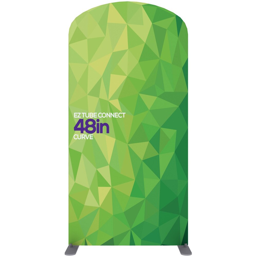 4 ft. EZ Tube® Connect Curved Top — Double Sided Graphic Only